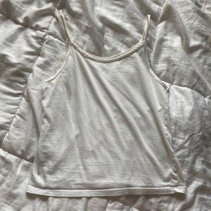 plain white tanktop